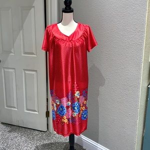 Casual Nights Women's Short Sleeve Muumuu Lounger